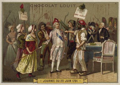 Sans-culottes napadají palác Tuileries, Francouzská revoluce, 20. června 1792 od French School