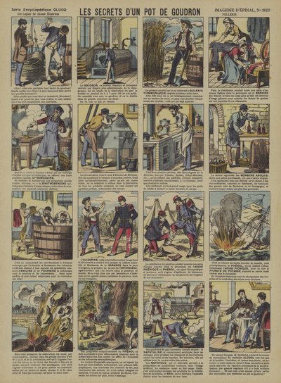 Tajemství kádě dehtu (barva litho) od French School