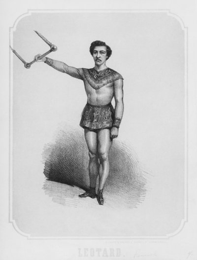Hrazdař Jules Leotard, cca 1860 od French School