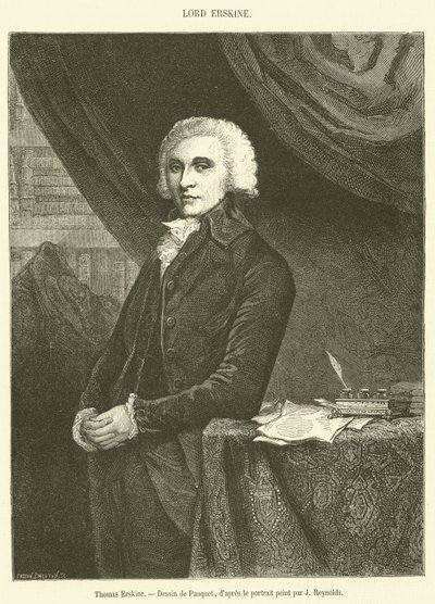 Thomas Erskine (rytina) od French School