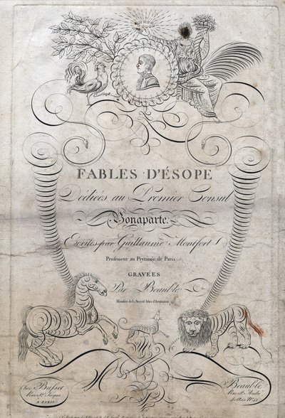 Titulní strana “” Fables d