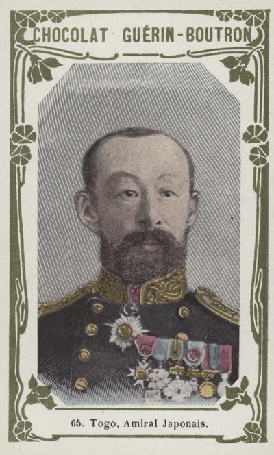Togo, japonský admirál (barevná fotografie) od French School