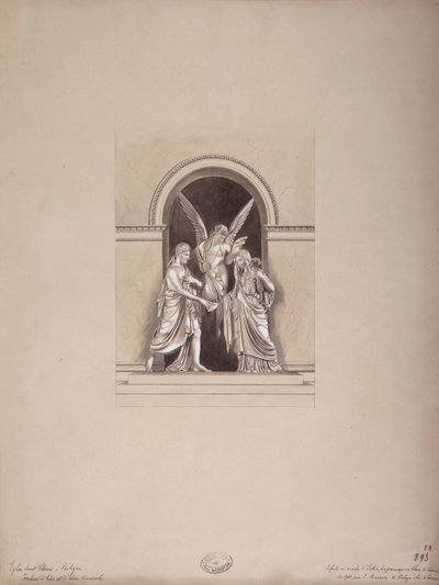 Hrob Felixe a Elisy Baciocchi, bazilika San Petronio, Bologna, kolem 1900-20 od French School