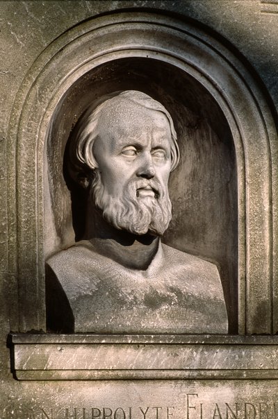 Hrob Hyppolyta Flandrina (1809-64) od French School