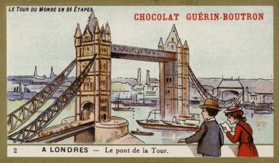 Tower Bridge, Londýn (chromolitho) od French School