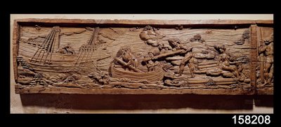 Obchod se dřevem z Brazílie, cca 1550 (dřevo) od French School
