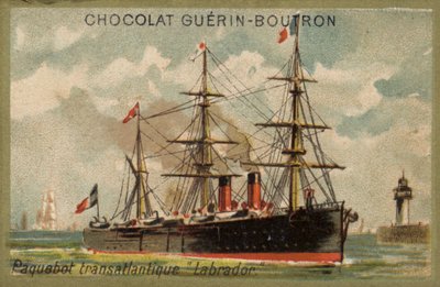 Transatlantický parník Labrador (chromolitho) od French School