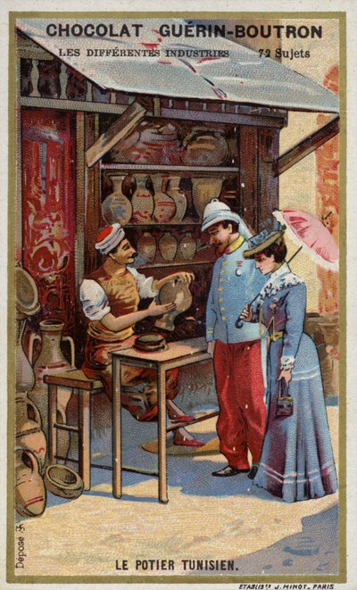 tuniský hrnčíř (chromolitho) od French School