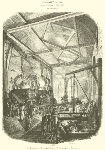 A Foundry (rytina) od French School