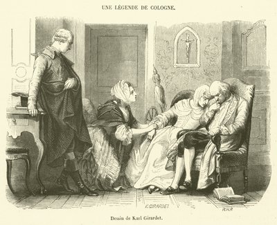 A Legend of Cologne (rytina) od French School
