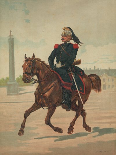 Neznámý francouzský voják na koni od French School