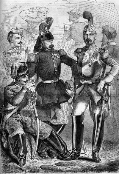 Uniformy francouzské kavalérie od French School