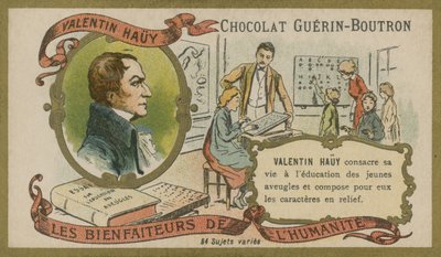 Valentin Hauy, francouzský průkopník vzdělávání pro nevidomé od French School