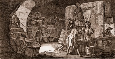 Vannier – nástroje – výrobce basketbalu – „“Velká encyklopedie nebo Dictionnaire Raisonne des Sciences, des Arts et des Metiers“ (Encyklopedie nebo slovník věd, umění a povolání) od Denise Diderota (1713-1784) a Jean d