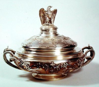 Zeleninové mísy, Service Napoleon III, 1855 (stříbrně zlacené) od French School