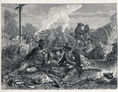 Vendee Wars (1793-1796): tábor vendských povstání. od French School