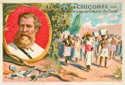Verney Lovett Cameron , britský průzkumník (chromolitho) od French School
