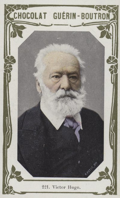 Victor Hugo (barevné foto) od French School