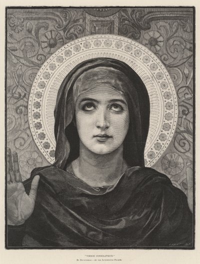 Vierge Consolatrice v Lucemburském paláci od French School