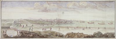 Pohled ze strany ošetřovny, Marseille, 1698 od French School