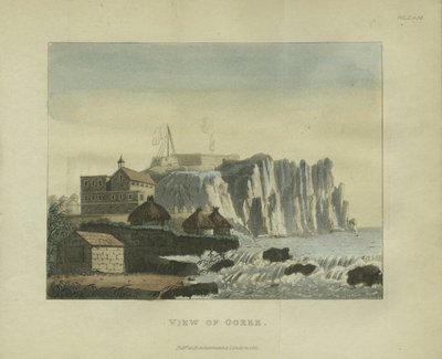 Pohled na Goree, 1821 od French School