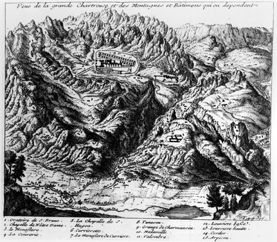 Pohled na La Grande Chartreuse od French School