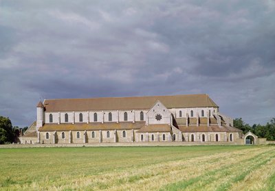 Pohled na cisterciácké opatství, postavené v letech 1140-60 od French School
