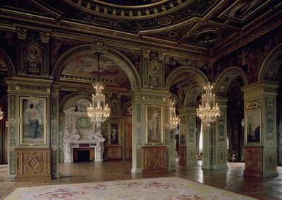 Pohled na Salle des Arts, po roce 1871 od French School