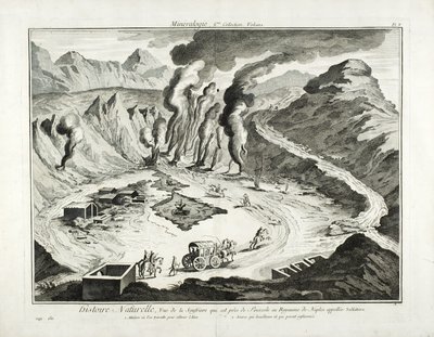 Pohled na sopku Solfatara, Pozzuoli, Neapol od French School