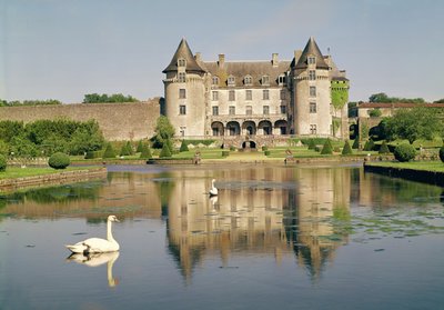 Pohled na západní průčelí zámku od French School
