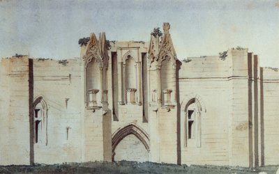 Hrad Vincennes, Tour de Salves (akvarel) od French School