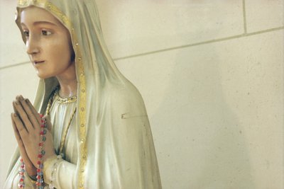 Virgin (lakované dřevo) (viz také 252672) od French School