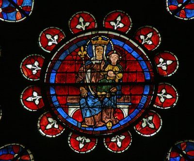Virgin & Child (w121) od French School