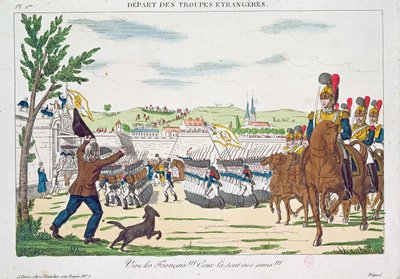 Ať žijí Francouzi!, Odchod zahraničních vojsk, 1818 od French School