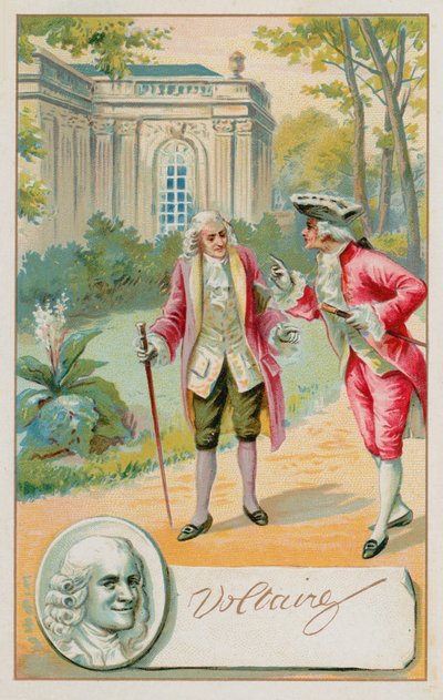 Voltaire , francouzský osvícenský spisovatel, historik a filozof (1694-1778) od French School