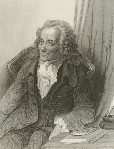 Voltaire, francouzský spisovatel od French School
