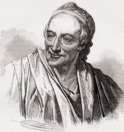 Voltaire, z Histoire de France, publikoval kolem roku 1880 od French School