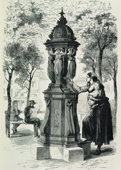 Wallaceova fontána, 1872 od French School