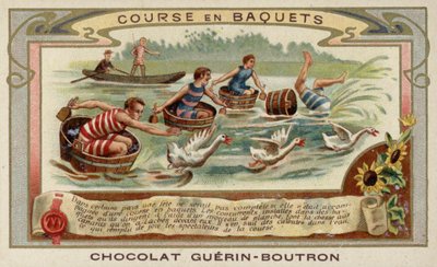 Washtub race (chromolitho) od French School