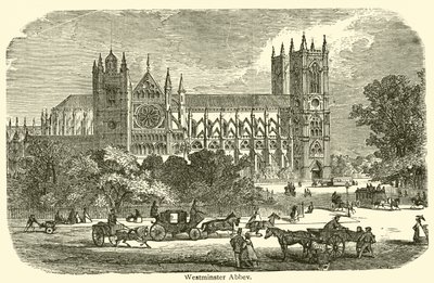 Westminster Abbey (rytina) od French School