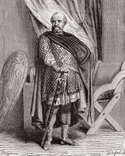 William I. z Histoire de France, kolem roku 1880 od French School