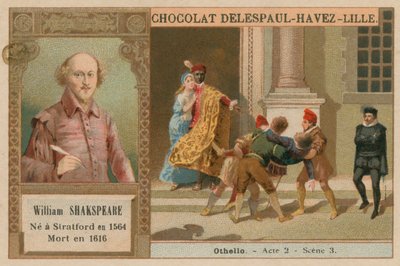 William Shakespeare od French School