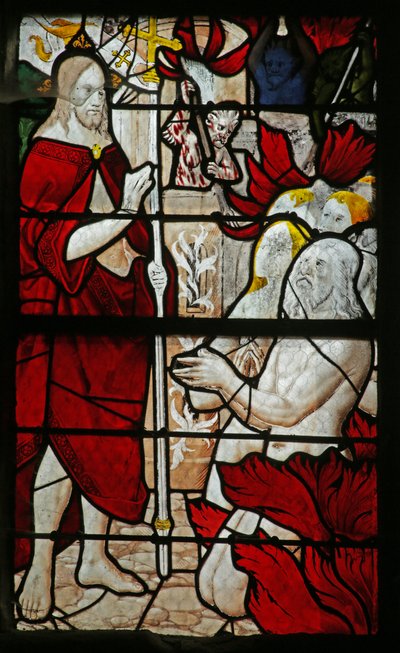 Okno zobrazující Harrowing of Hell, 1505-10 od French School