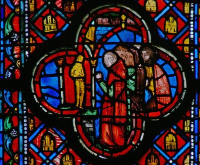Okno w10 the Idolaters Ez VI 13 od French School