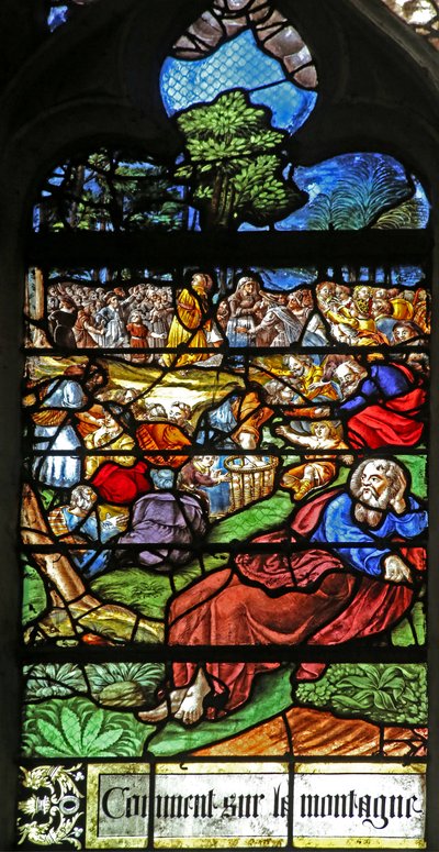 Okno w12 zobrazující detail ze Zázraku krmení 5000 od French School
