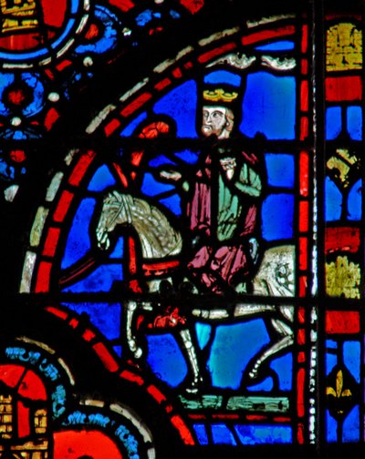 Okno w13 Triumph of Mordecai Esth VI 11 od French School