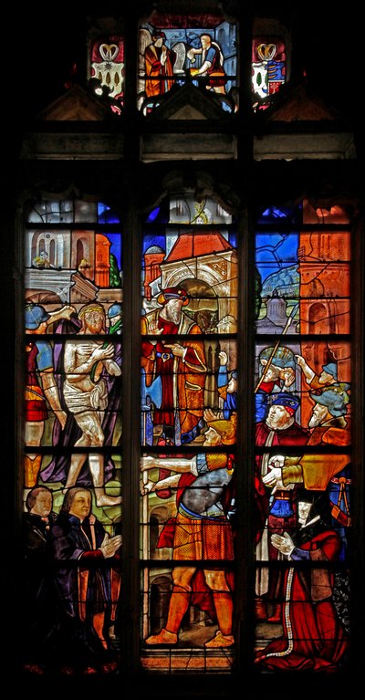 Okno w16 zobrazující Ecce Homo po Durerovi od French School