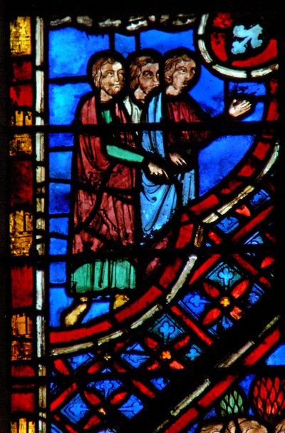 Okno w2 Izraelité u skály Horeb Ex XVII 35 od French School