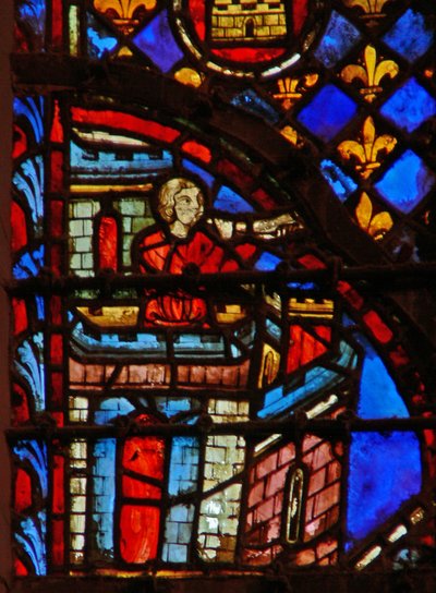 Window w3 The Sounding a Trumpet (Sofar?) od French School