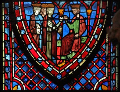 Window w7 the Magi - s Herodem od French School